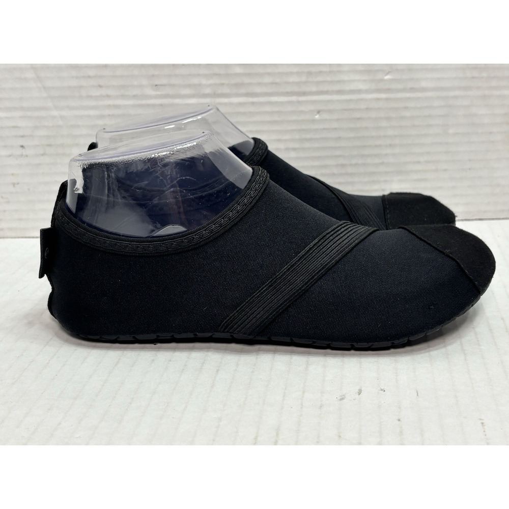 FitKicks Classic Active Lifestyle Shoes Black Foldable Travel Yoga Size S
